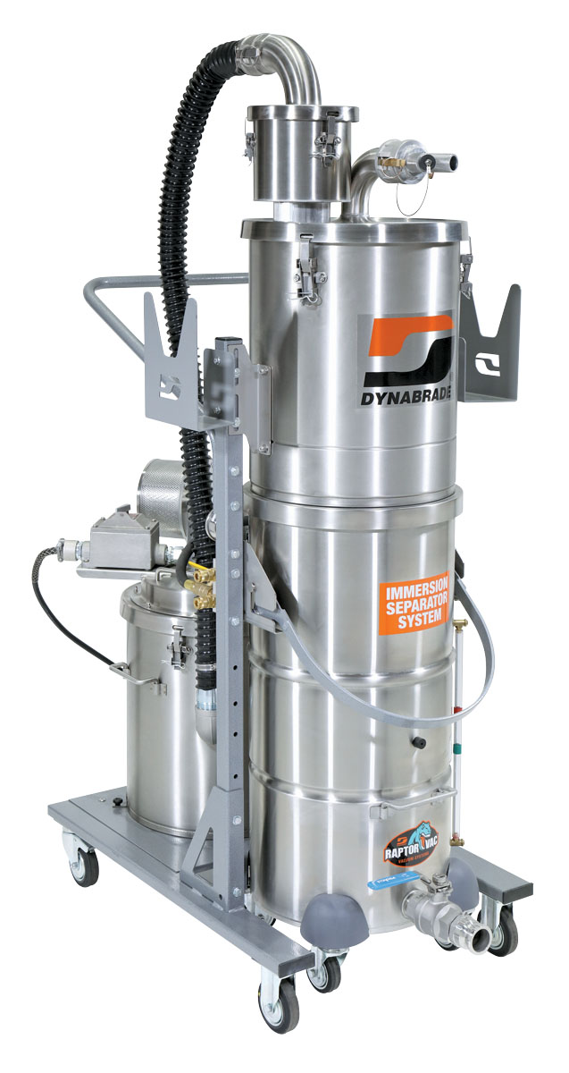 Raptor Vac Electric Portable Vacuum System: 20 lbs. into 7.9 Gal, 20A, 230v/50Hz, Division I, Immersion Separator