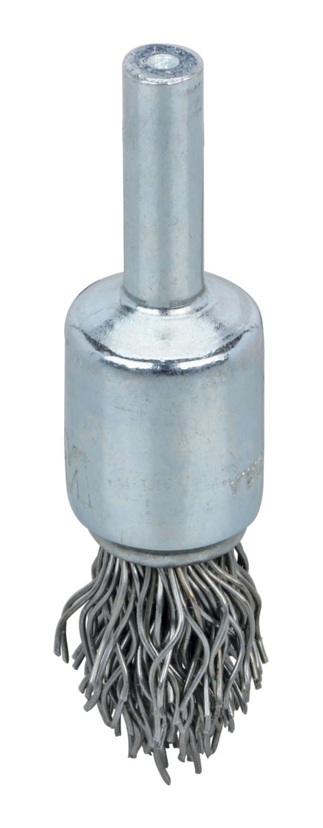 Controlled Flare End Brush 1/2" (13 mm) Dia. x .020 x 7/8" Steel: Include 00001721 Safety Sheet For Each